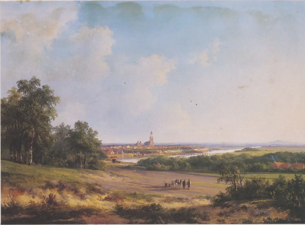 Gezicht op Arnhem 1830 EN
